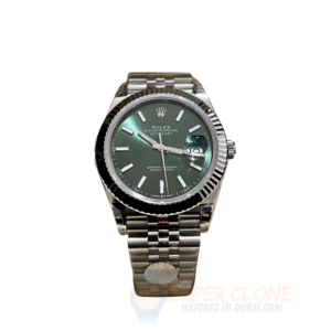 ROLEX DATE-JUST 41MM JUBILEE BRACELET MINT GREEN DIAL