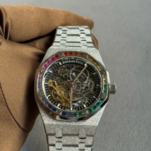 Audemars Piguet Royal Oak Frosted Double Balance Wheel OpenWorked Rainbow