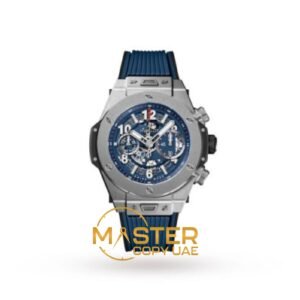 Replica Hublot Big Bang Men Automatic Blue Rubber Watch 411.NX.5179.RX