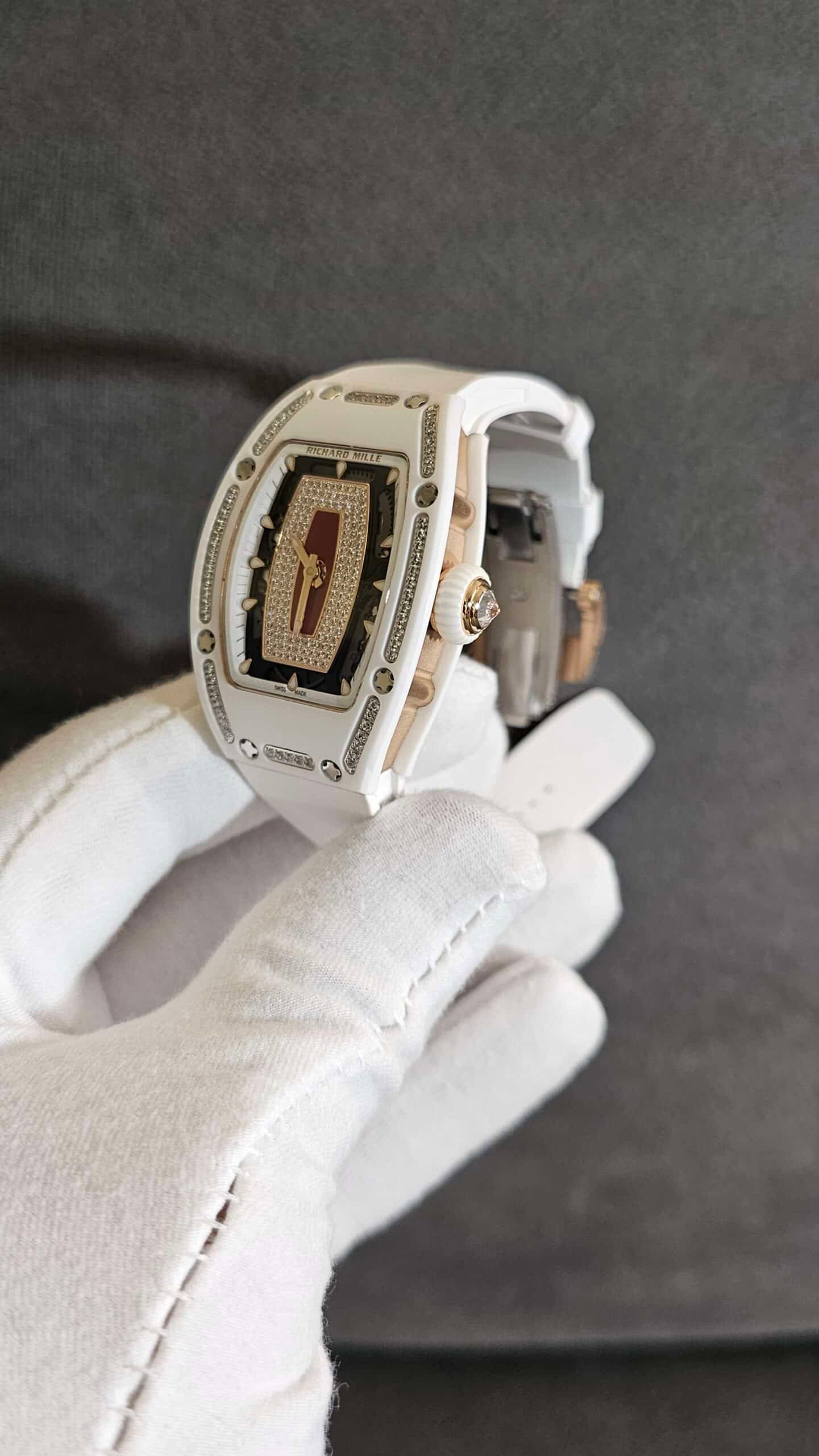 Richard Mille RM 07-01White Ceramic Diamond Jasper
