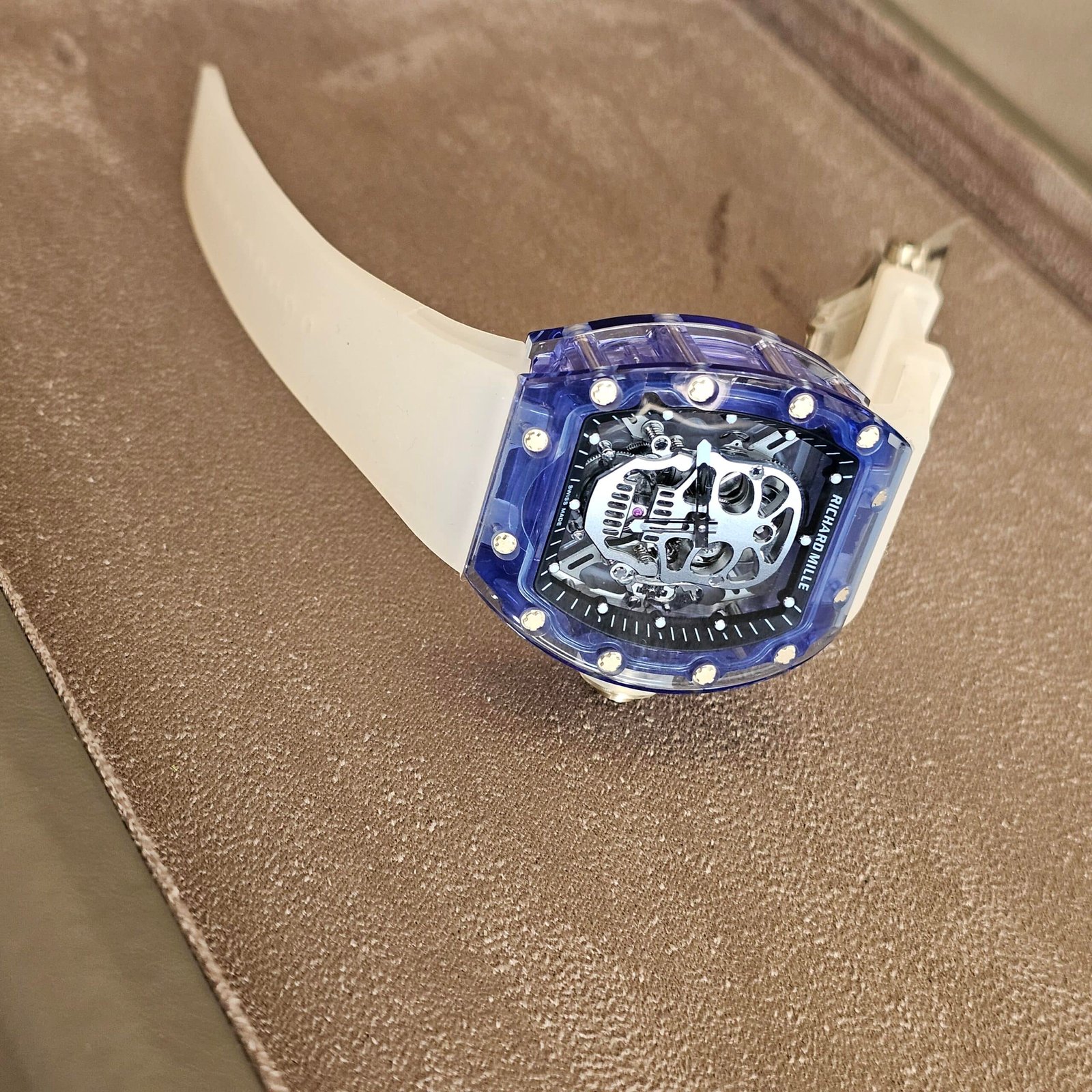 Richard Mille RM 52-04 Blue Sapphire Skull Tourbillon