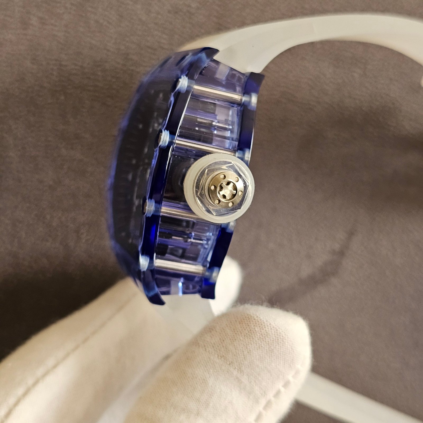 Richard Mille RM 52-04 Blue Sapphire Skull Tourbillon