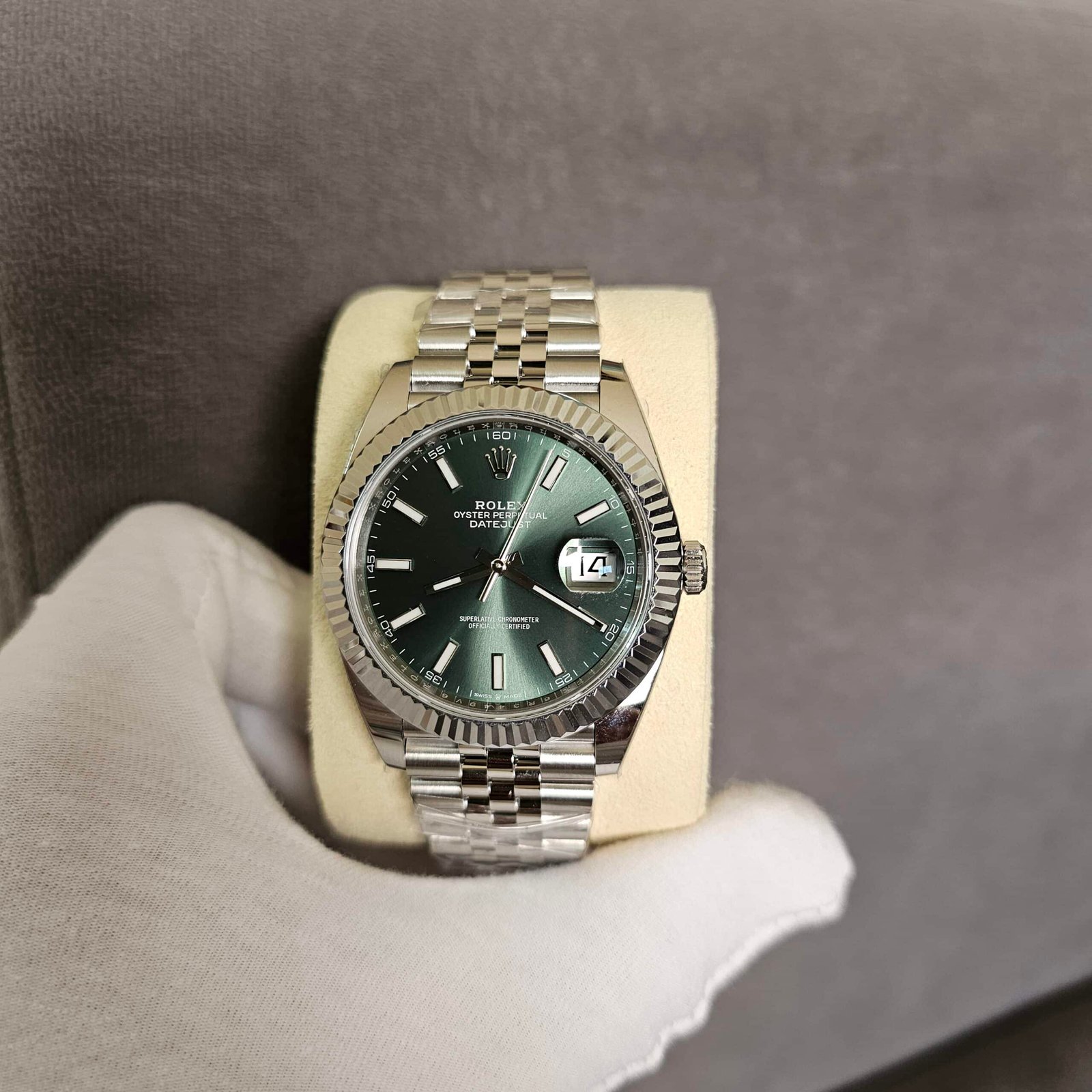 Rolex Datejust 41 2 Mint Green