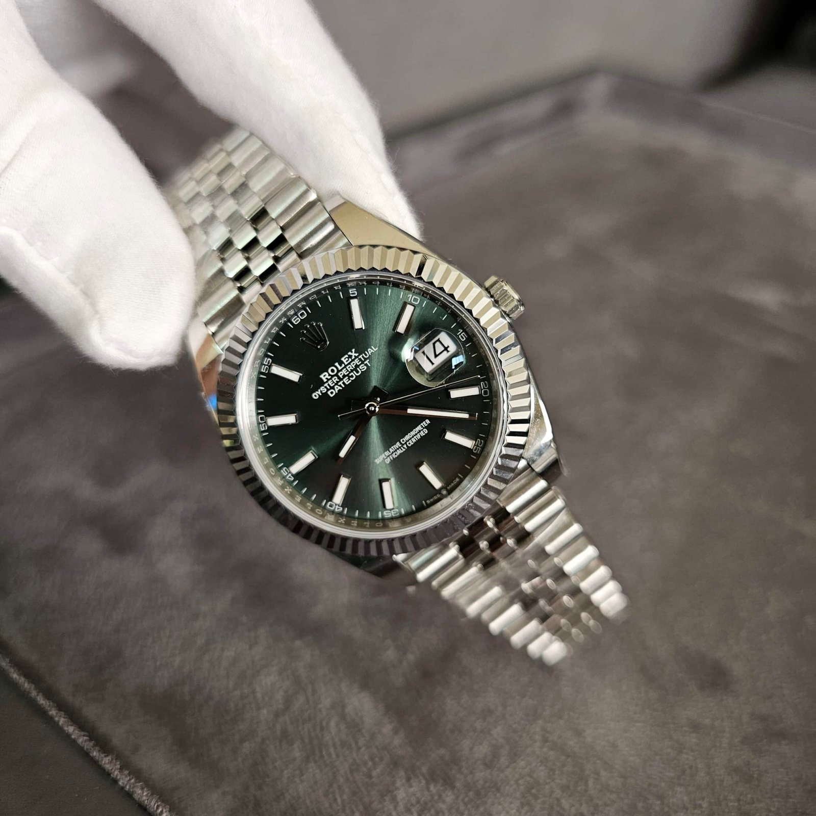 Rolex Datejust 41 2 Mint Green