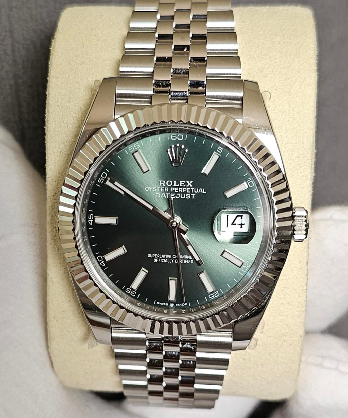 Rolex Datejust 41 2 Mint Green