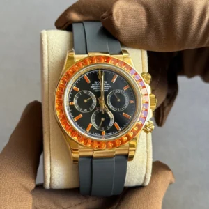 Rolex Daytona 116588 SACO Yellow Gold Orange