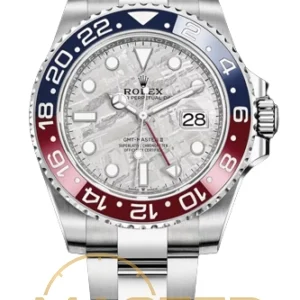 Rolex GMT Master II Automatic Black Dial White Gold