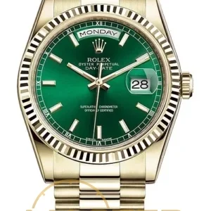 Rolex ROLEX Day-Date 36 118238 Green Dial